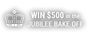 Win $500 in the Jubilee Bake Off 